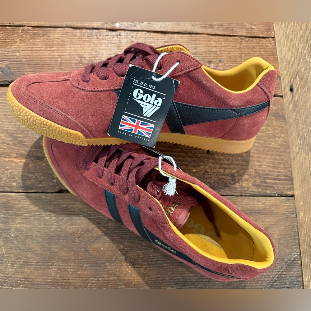 Gola Men's 8.5 Maroon and Black Sneakers Women’s Size 10 NEW without box